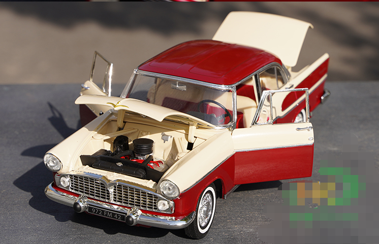 High quality classic 1:18 NOREV Simca Vedette Chambord diecast scale car model for gift collection