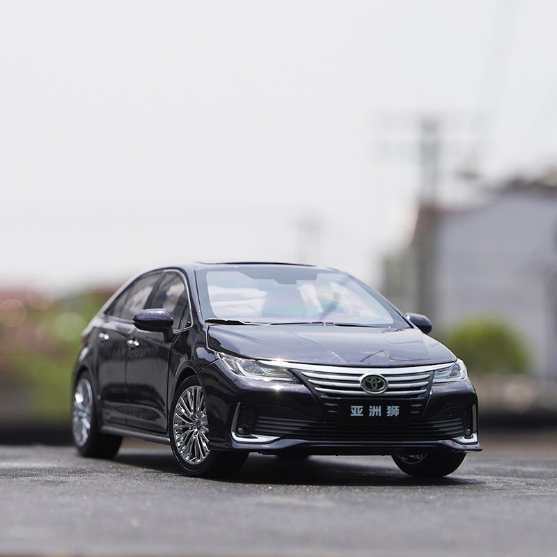 1:18 TOYOTA Asian Lion Model TOYOTA ALLION 2021 simulation alloy car model for gift, collection
