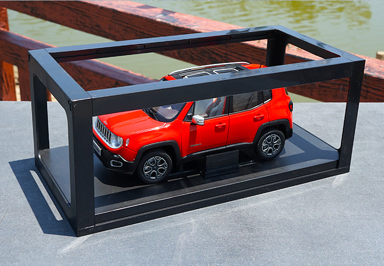 Original factory authentic 1:18 JEEP Renegade diecast car model with small gift