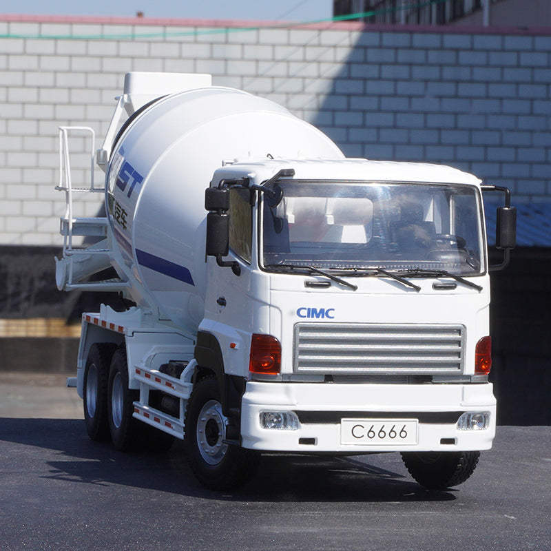 Original factory fast shipping 1:24 CIMC Ruijiang Alloy Concrete mixing truck scale model for gift