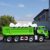 1:24 Diecast Foton Auman Xingxing dump truck model green alloy enviromental dump truck models