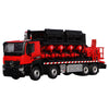 Original factory 1:32 SANY 2500 Diecast hydraulic fracturing truck model, oil operation truck, metal transport truck models for gift