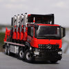 Original factory 1:32 SANY 2500 Diecast hydraulic fracturing truck model, oil operation truck, metal transport truck models for gift