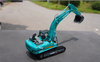 Original factory Blue 1:35 SUNWARD SWE500ES Large excavator alloy model for gift, collection