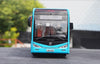 original factory 1:36 Foton BJ6129EVCA new energy pure electric diecast bus model alloy bus model miniature for sale