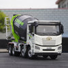 Original factory new release 1:38 Zoomlion Jiefang JH6 Pro concrete cement mixer alloy engineering truck model for sale