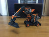 RARE UH8137 1 50 Doosan Dx140w Wheeled Excavator Diecast Toy Model Black Editon