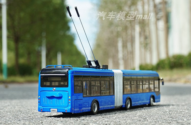 Authentic 1:42 Yutong ZK5180C diecast Trolley bus models BRT scale bus models for gift