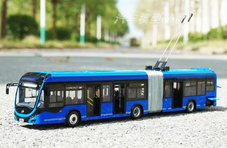 Authentic 1:42 Yutong ZK5180C diecast Trolley bus models BRT scale bus models for gift