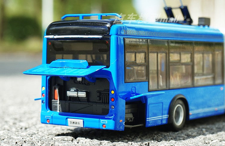 Authentic 1:42 Yutong ZK5180C diecast Trolley bus models BRT scale bus models for gift