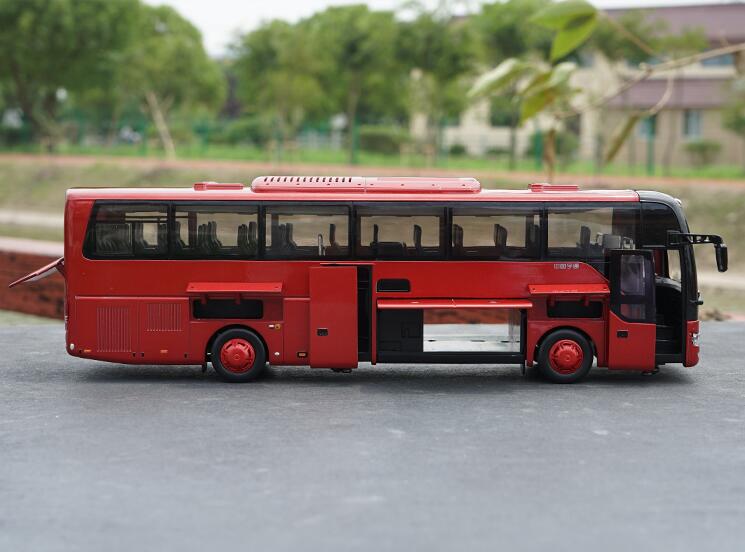 Original Authorized Authentic 1:42 ZK6122h9 Diecast bus model classic toy bus For Christmas gift,Collection,Decoration