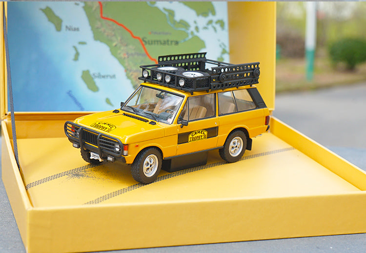 Original factory 1/43 AR Range Rover Camel Cup 1981 Sumatra Diecast Racing alloy car model for gift