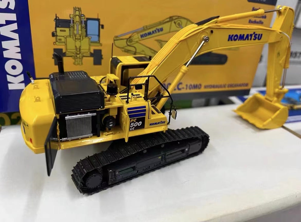 2021 new 1:43 Diecast scale KOMATSU PC500LC-10M0 Scale toy excavator model Hydraulic Alloy excavator vehicle model kits