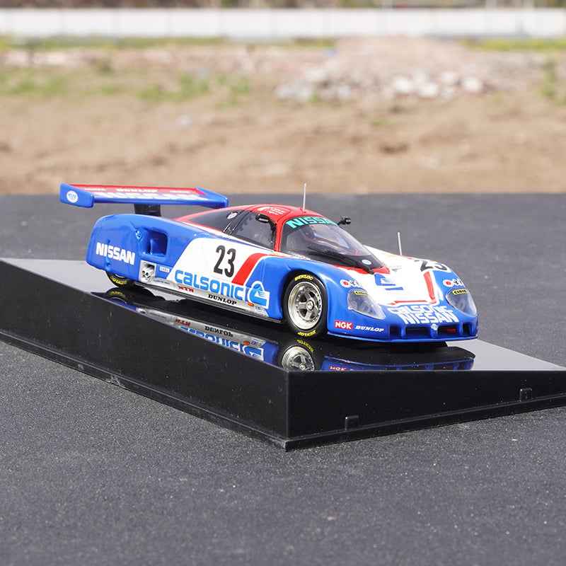 Collectiable 1:43 Kyosho Q-model NISSAN R89C Le Mans Diecast Rally car model for gift