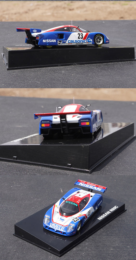 Collectiable 1:43 Kyosho Q-model NISSAN R89C Le Mans Diecast Rally car model for gift