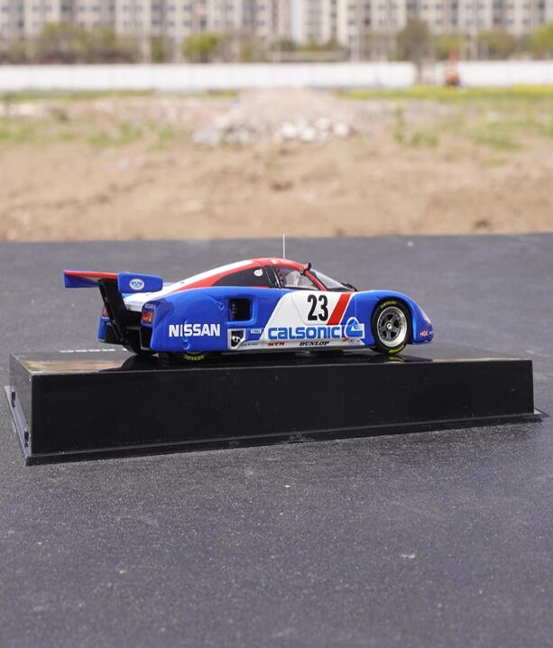 Collectiable 1:43 Kyosho Q-model NISSAN R89C Le Mans Diecast Rally car model for gift