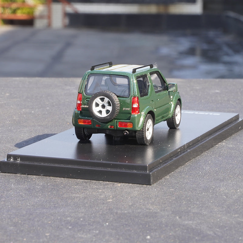 Origial factory 1:43 Suzuki Jimny Sunyork&MC diecast green car model for gift