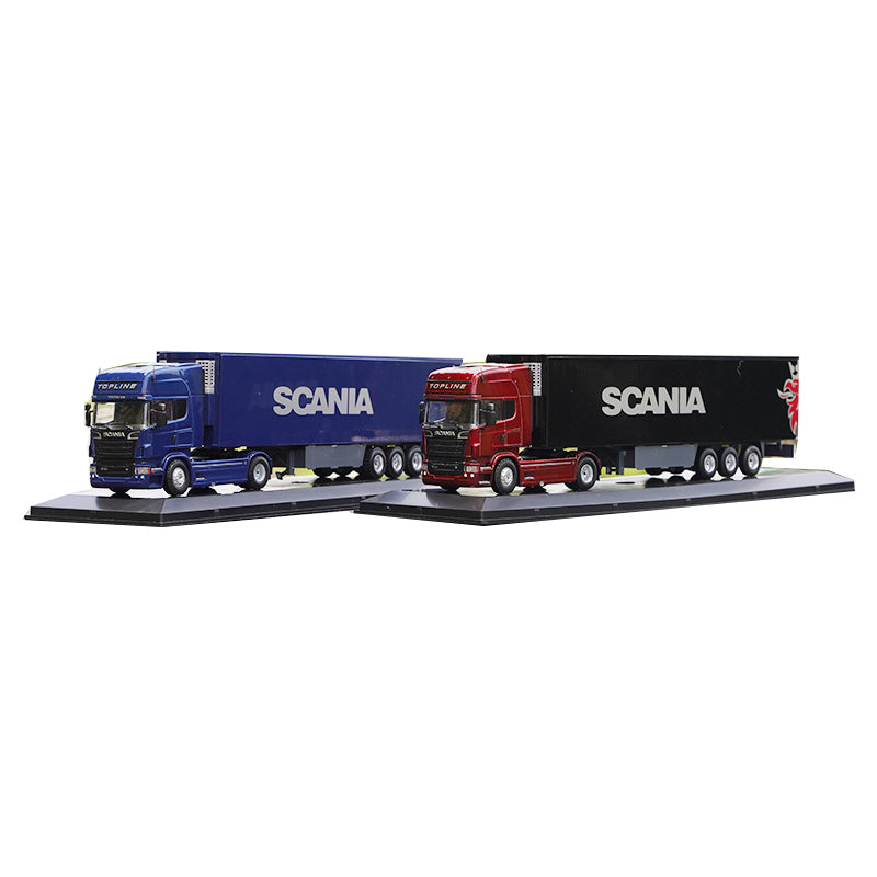 Original factory Diecast 1:50 SCANIA truck model alloy SCANIA R730 semi container European truck model for gift