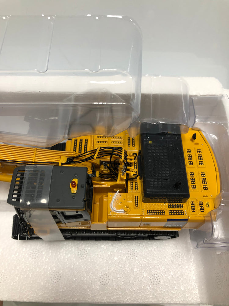 1:50 UH8011 KOMATSU PC450LC Building Dismantling pliers dismantling machine scale excavator model with extended arm