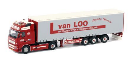 WSI 1:50 VOLVO FH 12 Volvo container Truck trailer alloy model 9673  Wan Loo 1/50 DIECAST MODEL TRUCK