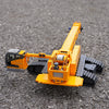 Original factory 1:50 XCMG XGC220T diecast telescopic boom crawler crane model alloy engineering hoist model