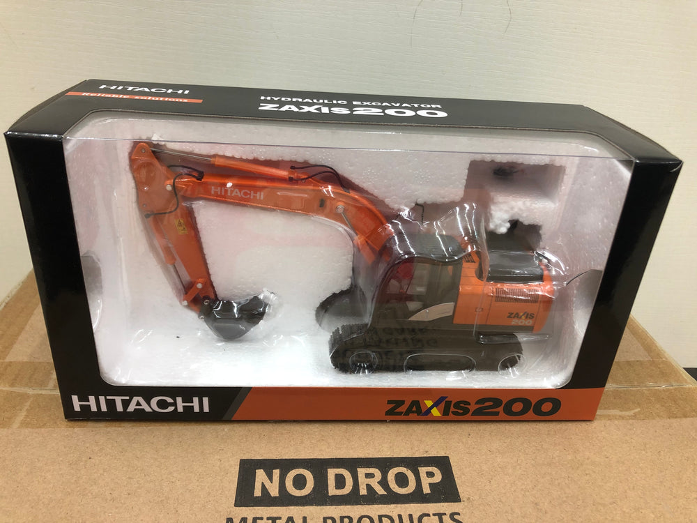 Hitachi Construction Excavator model 1:50 die cast Hitachi ZX200 digger miniature model kits