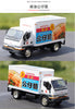 Original factory 1:53 General Model Mitsu bishi FUSO Diecast HK light truck advertising alloy van truck model for gift