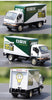 Original factory 1:53 General Model Mitsu bishi FUSO Diecast HK light truck advertising alloy van truck model for gift