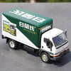 Original factory 1:53 General Model Mitsu bishi FUSO Diecast HK light truck advertising alloy van truck model for gift