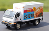 Original factory 1:53 General Model Mitsu bishi FUSO Diecast HK light truck advertising alloy van truck model for gift