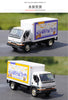 Original factory 1:53 General Model Mitsu bishi FUSO Diecast HK light truck advertising alloy van truck model for gift