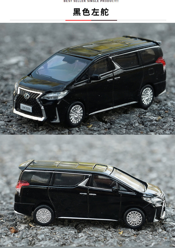 Original factory 1:64 Lexus DCT LM300 diecast Nanny car model small scale alloy commercial MPV toy model