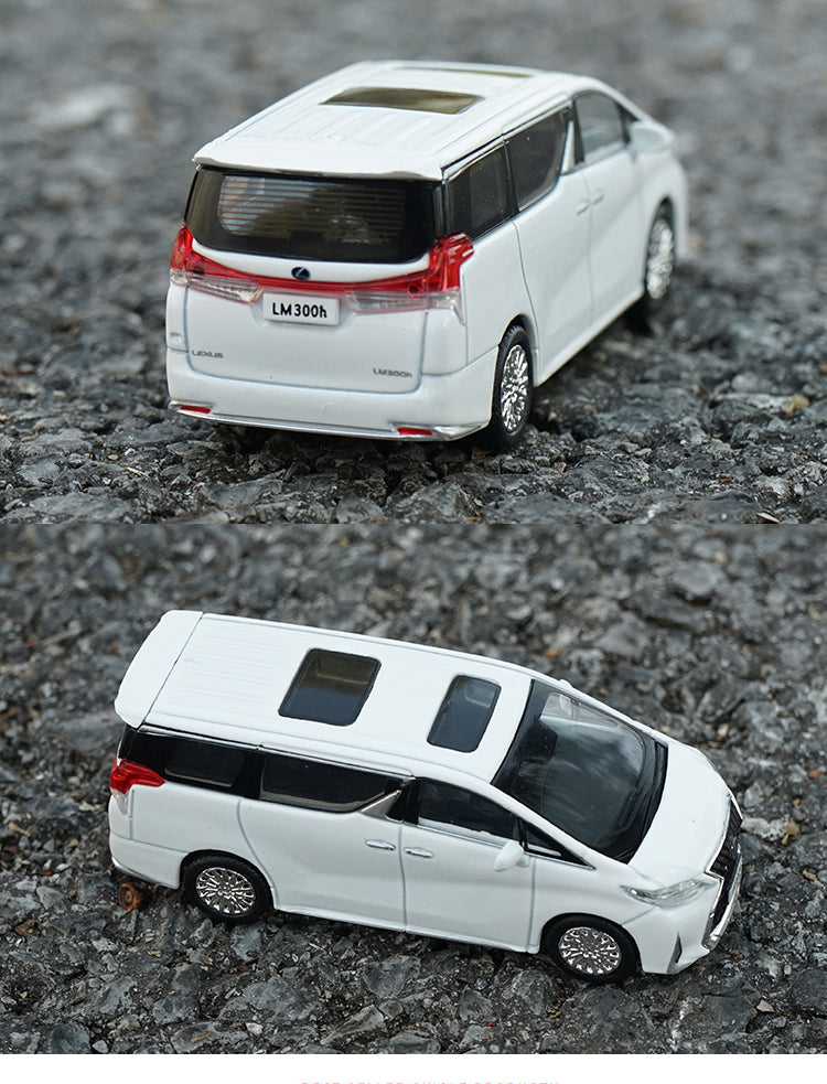 Original factory 1:64 Lexus DCT LM300 diecast Nanny car model small scale alloy commercial MPV toy model