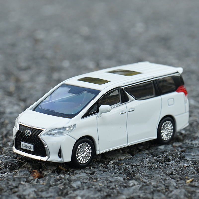 Original factory 1:64 Lexus DCT LM300 diecast Nanny car model small scale alloy commercial MPV toy model