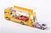 Gcd yellow 1:64 Scania Euroji transparent car models alloy transport vehicle truck models for decoration, gift