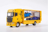 Gcd yellow 1:64 Scania Euroji transparent car models alloy transport vehicle truck models for decoration, gift