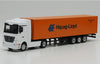 1:87 Benz truck model alloy transport logistics container small truck models metal shipping container for gift, toys