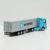 1:87 Benz truck model alloy transport logistics container small truck models metal shipping container for gift, toys