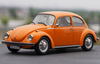 Original factory 1:18 NOREV VW 1973 1303  Beetle orange diecast vintage car model for gift, collection, promotion