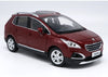 Original factory authentic 1:18 3008 PEUGEOT SUV diecast car model with small gift