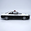Original factory authentic 1:18 AUTOart Nissan GT-R R33 police car model with small gift