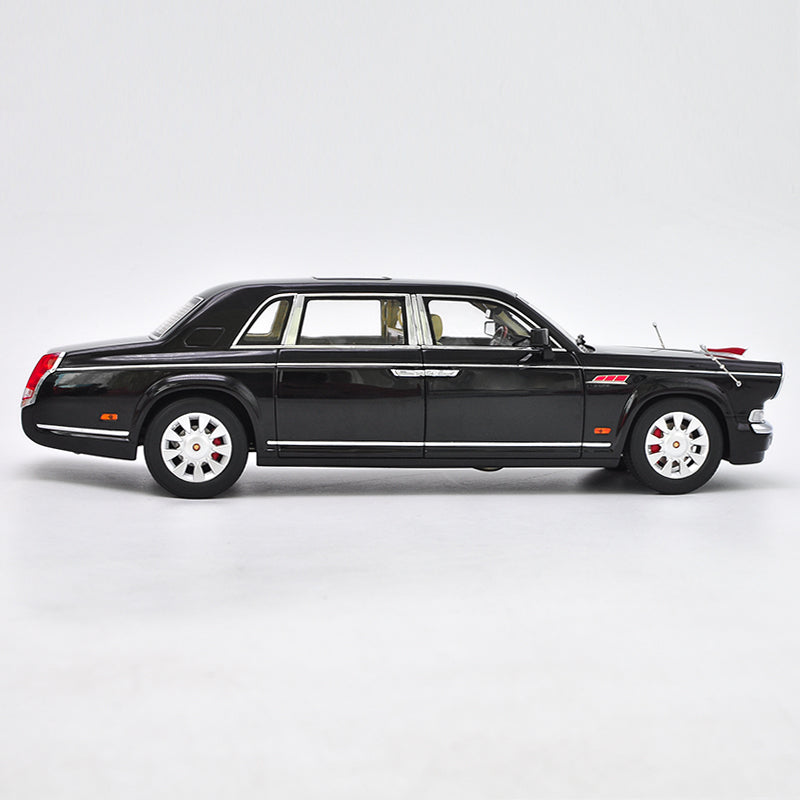 1/24 FAW Hongqi Ca7600j High Grade Inspection Limousine Diecast Model