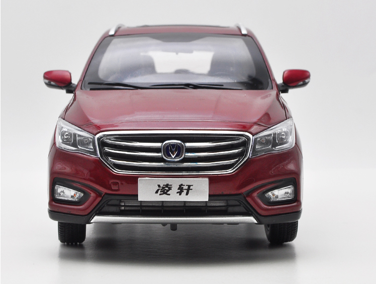 Original factory authentic 1:18 Changan Lingxuan MPV diecast metal SUV car model with small gift