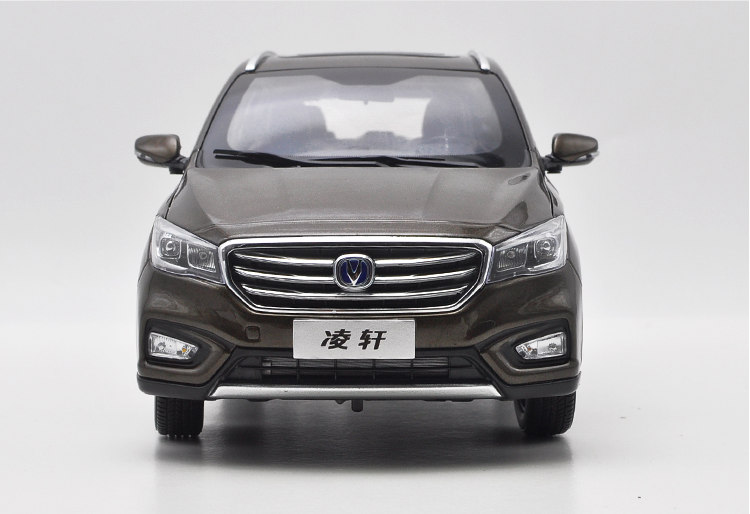 Original factory authentic 1:18 Changan Lingxuan MPV diecast metal SUV car model with small gift