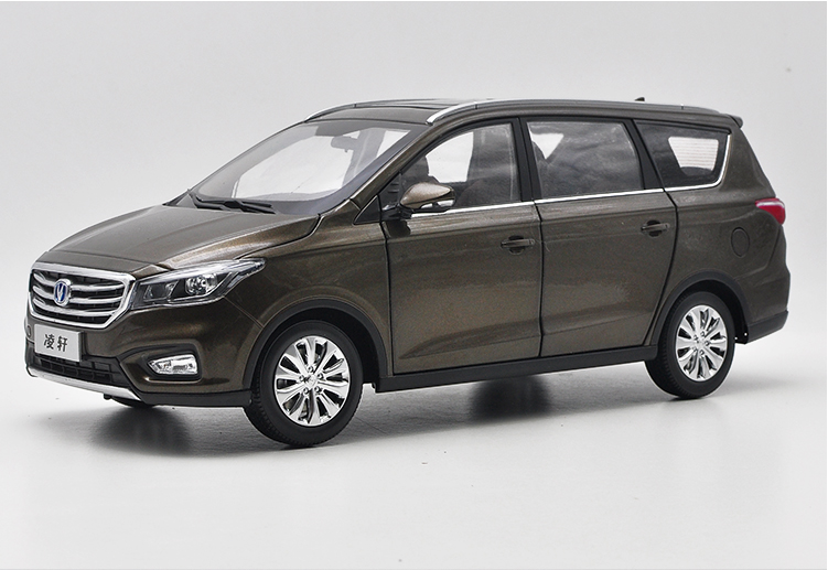 Original factory authentic 1:18 Changan Lingxuan MPV diecast metal SUV car model with small gift