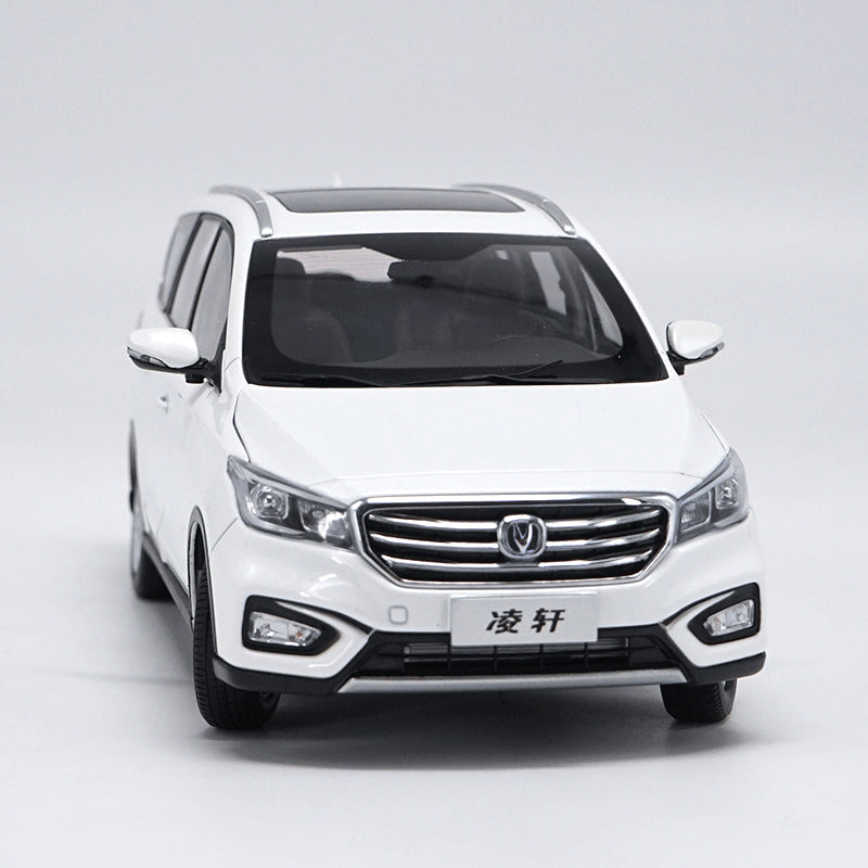 Original factory authentic 1:18 Changan Lingxuan MPV diecast metal SUV car model with small gift