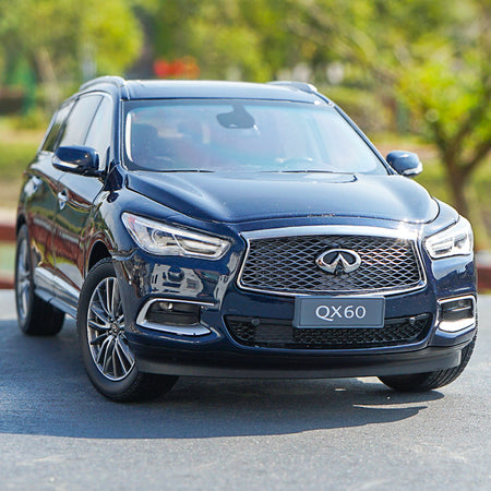 1:18 Scale Infiniti QX60 SUV 2017 Metal Diecast Car Model Decoration Dark Blue with small gift