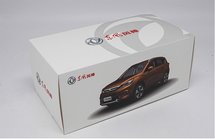 Original factory authentic 1/18 Dong Feng Aeolus AX5 diecast metal SUV car model with small gift