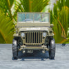 1:18 FX series Military jeep WWII Second World War Classic jeep car models for gift, collection