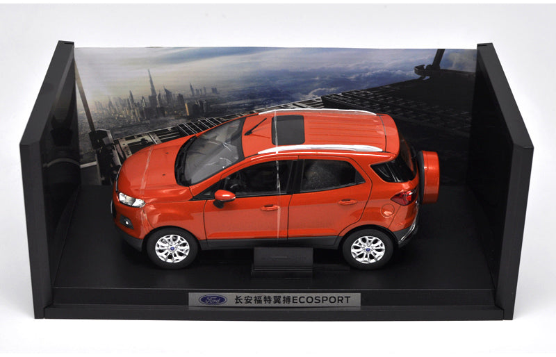 Original factory authentic 1:18 Ford ECOSPORT SUV diecast car model with small gift